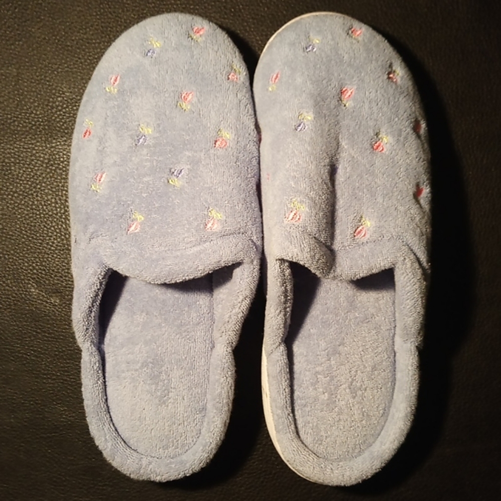 Isotoner Terrycloth Foam Slipper 6.5-7